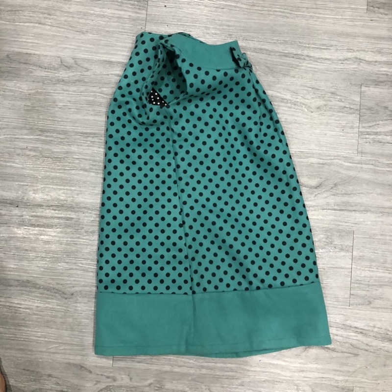 Váy bé gái thu đông, váy dạ chấm bi không tay 2 lớp dày dặn siêu xinh cho cho bé