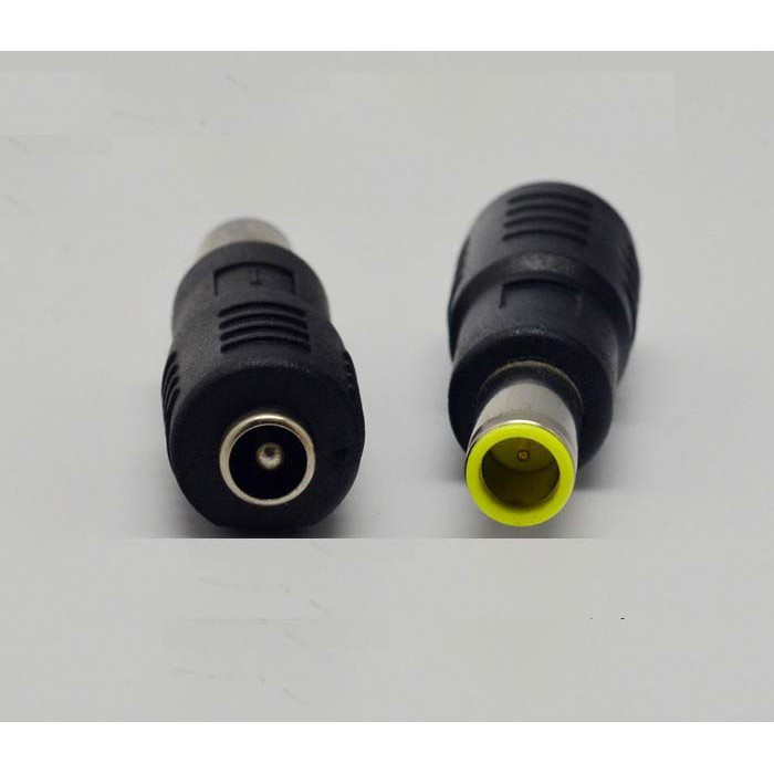 Đầu Nối Chuyển Đổi DC Đực 7.9 * 5.5mm Sang Cái 5.5 * 2.1mm DC Cái Cho Laptop Lenovo IBM