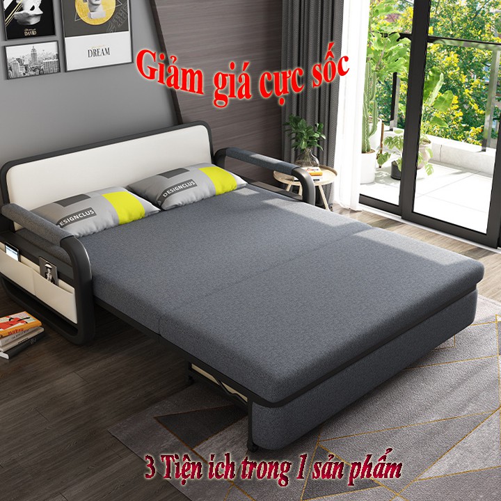 Giường sofa cao cấp Giường gấp thông minh Sofa kiêm giường đa năng Giường gấp gọn - A359 (KT 1,2 m x 1,9 m)