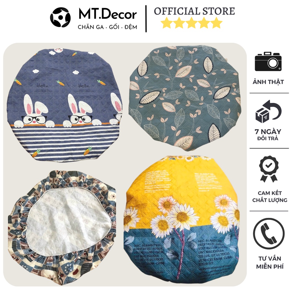 Ga giường và 2 vỏ gối cotton poly, ga giường trần bông xuất khẩu cao cấp mềm mịn thoáng mát đủ kích thước m6 m8 2m2