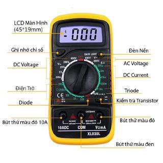 Đồng Hồ Đo Vạn Năng XL830L