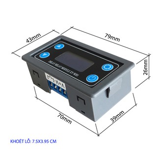 Modul Relay Tạo Trễ Theo Chu Kỳ XY-WJ01