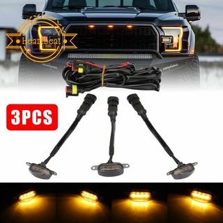 3 Đèn led gắn lưới tản nhiệt phía trước cho xe Ford