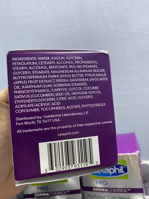 Mặt nạ đất sét thải độc Cetaphil Derma Control 85gr.