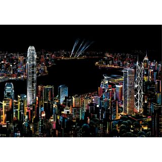 Bộ tranh cạo a3 kèm bút cạo
