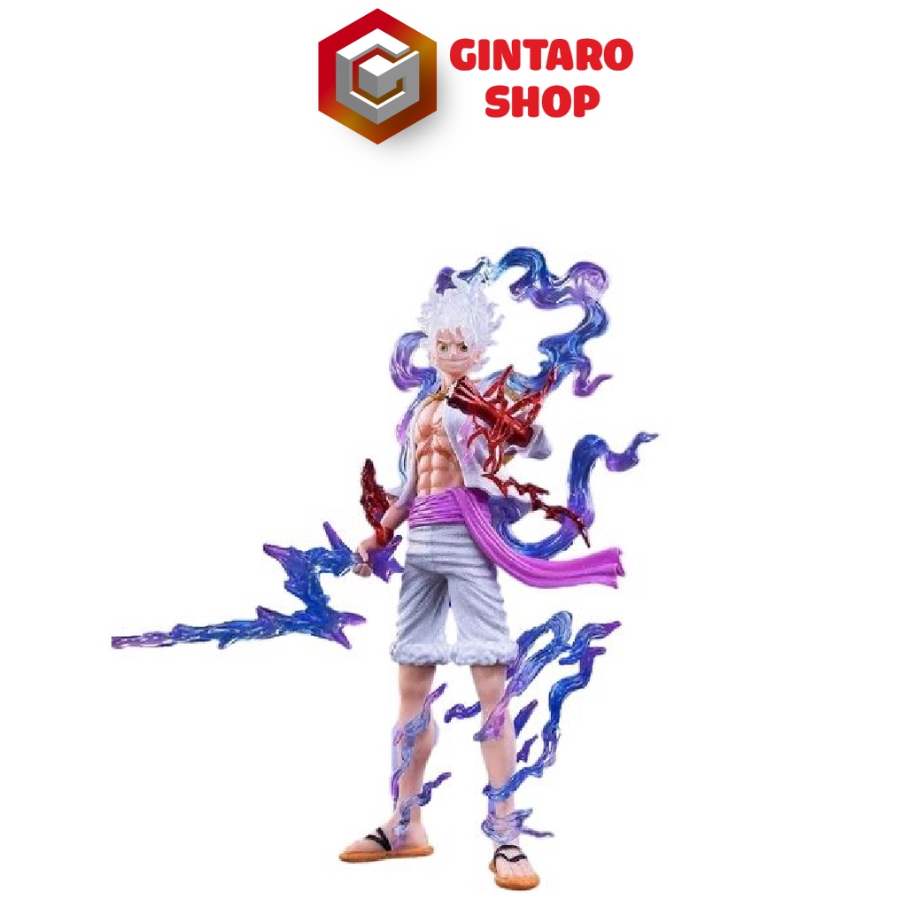 Mô hình One Piece Luffy Nika thần mặt trời cực sắc nét, Mô hình nhân vật Luffy Gear 5 cực ngầu và chi tiết GINTARO SHOP