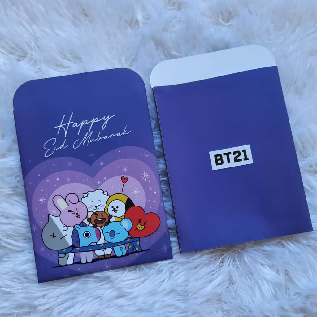 Phong Bì Lì Xì In Hình Bt21 Bts Dễ Thương