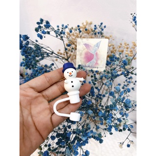 Nút đậy ống hút trang trí ly Starbucks