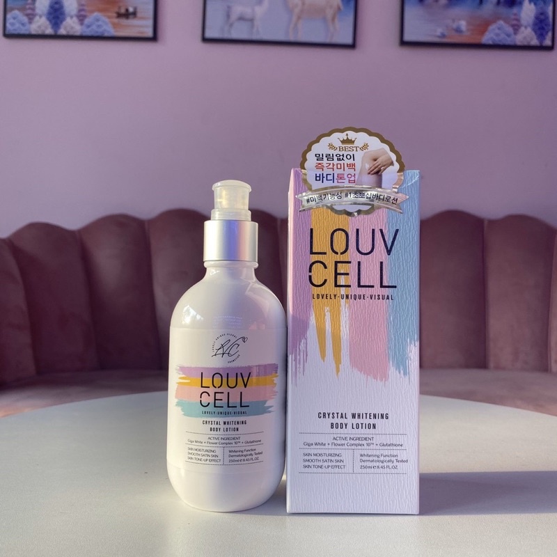 Sữa Dưỡng Thể LOUV CELL 250ml , Kem Dưỡng Da Body Louv Cell dưỡng ẩm cấp trắng | BigBuy360 - bigbuy360.vn