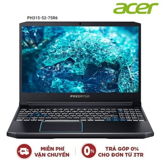 Laptop Acer Predator Helios 300 PH315-52-75R6 - Intel Core i7-9750H, 16GB RAM, SSD 512GB, Nvidia GeForce RTX 2060 6GB GDDR6, 15.6 inch