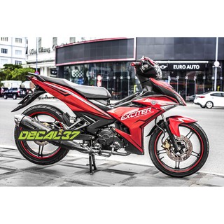 Tem Trùm Exciter 150 Đỏ light Đen