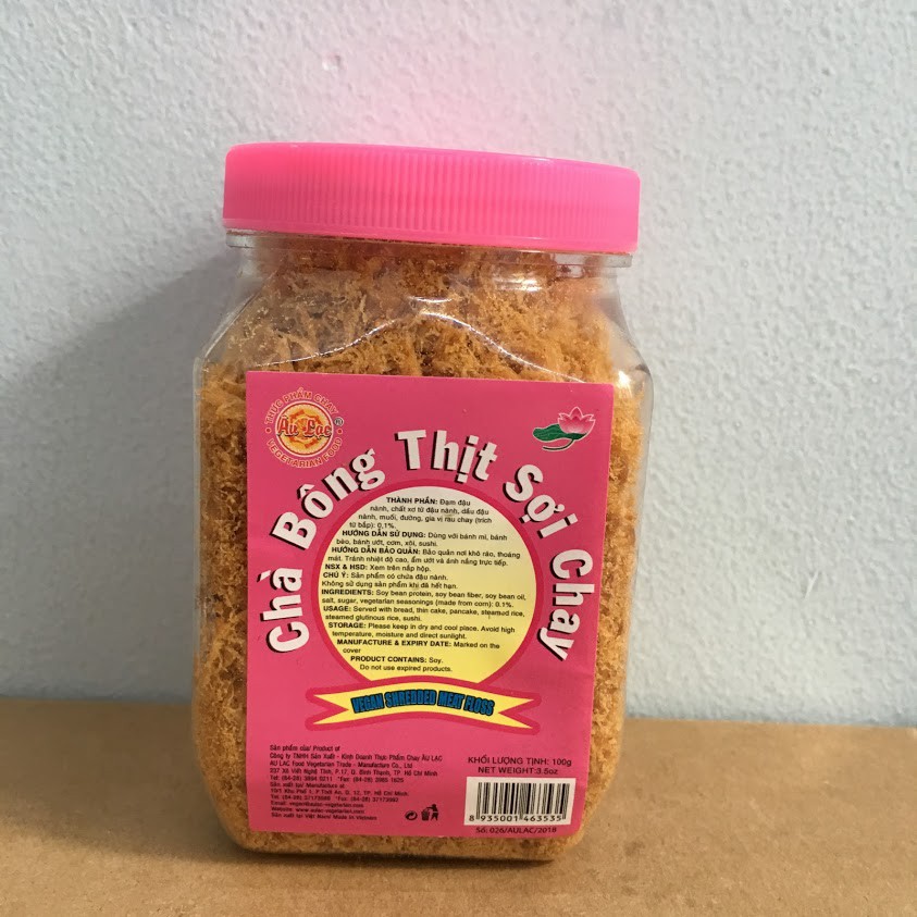 Chà bông thịt sợi chay 100g