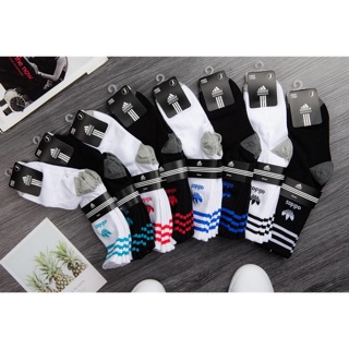Tất Vớ Dài 3 Sọc cotton 100%