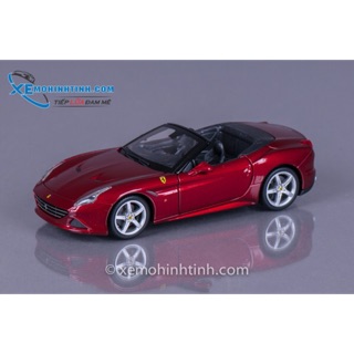 Xe Mô Hình Ferrari California T Closed Top 1:24 Bburago (Đỏ) - Mui Trần