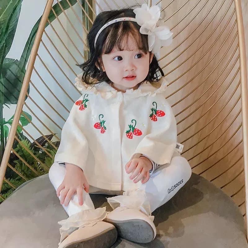 Áo choàng dâu tây_