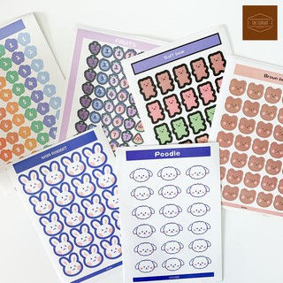 Sticker dán dễ thương trang trí sổ tay, kệ bút