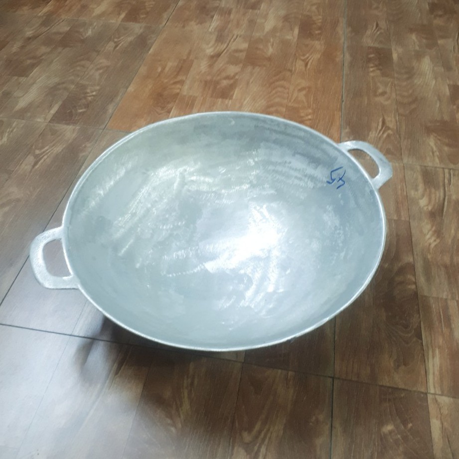 Chảo gang đáy võng size 45cm - chiên cơm, xào nấu thức ăn