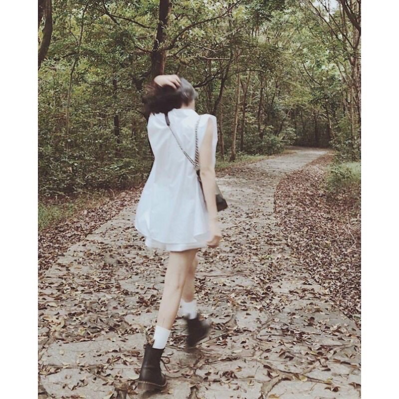 Set áo sơ mi sát nách kèm quần short năng động