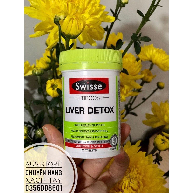 Lọ viên uống thải độc gan Swisse liver detox