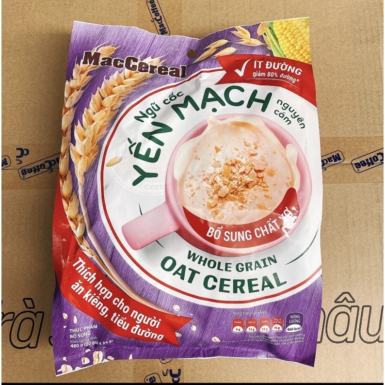 Ngũ cốc yến mạch ít đường 480g