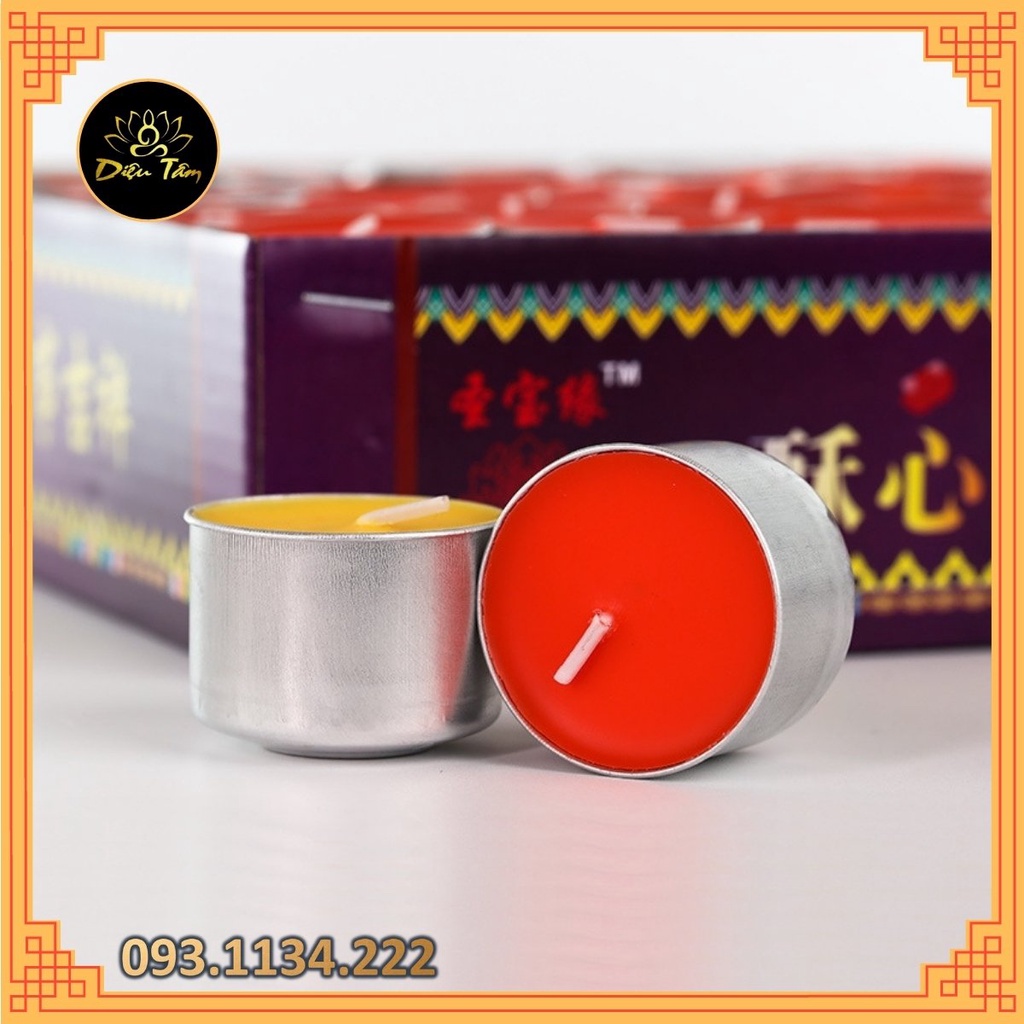 Nến bơ - combo 10 viên đốt đèn xông tinh dầu, nến tealight trang trí , nến viên tròn thồ thờ cúng