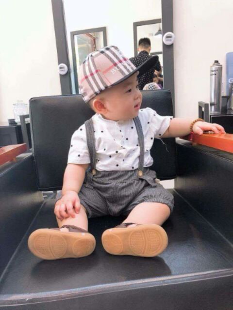 Yếm Nơ Đỏ Áo Chấm Bi Bé Trai 6-16kg - Hàng Quảng Châu- Không Phải Hàng Xưởng Nhái - SHUBISHOP