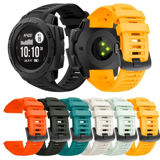 Dây đeo cổ tay 22mm kiểu dáng thể thao chất liệu silicone cho Đồng hồ Garmin Instinct
