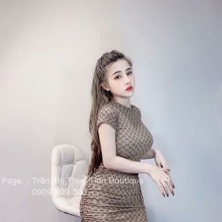Đầm body nhúng gucci