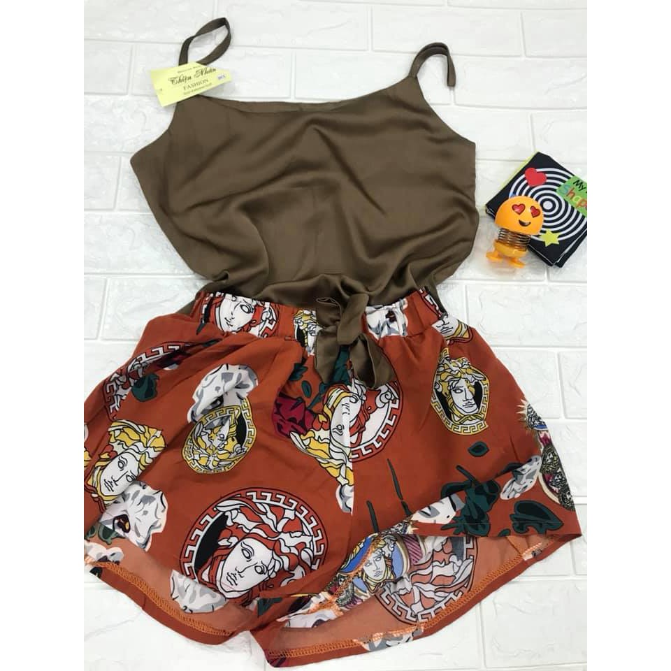 BỘ SATIN ĐÙI MỀM MỊN 2 DÂY