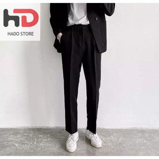 Quần tây nam dáng Baggy ống rộng vải Hàn cao cấp, co giãn thời trang HADO | BigBuy360 - bigbuy360.vn