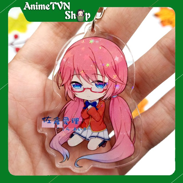 Móc khoá Mica anime manga Youkoso Jitsuryoku Shijou Shugi no Kyoushitsu e - Nhựa Cứng Acrylic In 2 mặt sắc nét