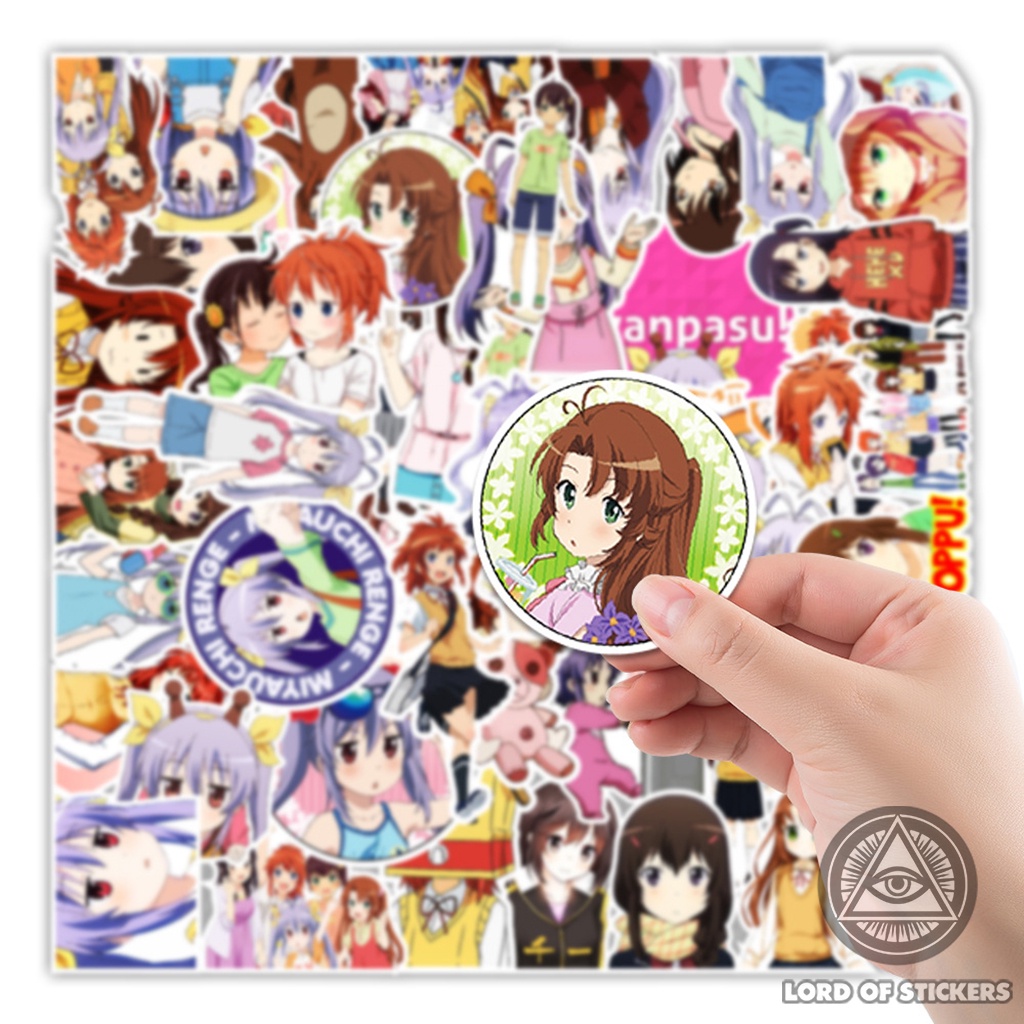 Set 50 Hình Dán Non Non Biyori Sticker Anime Manga Cute Chống Thấm Nước Trang Trí Mũ Bảo Hiểm, Ván Trượt, Laptop, Sổ, Xe