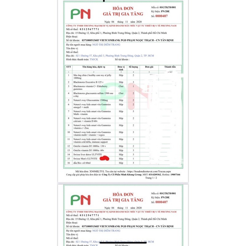 Multivitamin Nam nữ của swisse