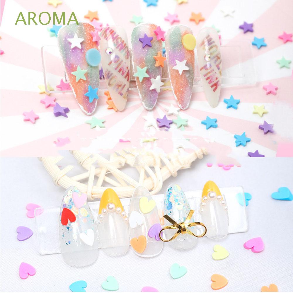 [Hàng mới về] Phụ Kiện Trang Trí Móng Tay 3D Nhiều Màu Sắc Phong Cách Nhật Bản