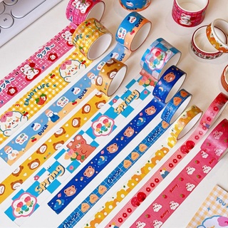 Set 5 cuộn băng dính washi tape trang trí sổ