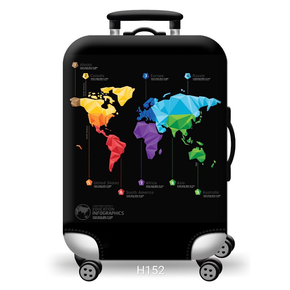 Túi bọc vali du lịch chất liệu co giãn(Not include suitcase)
