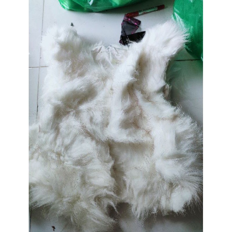 Áo gile lông trắng gửi dailykhoahang