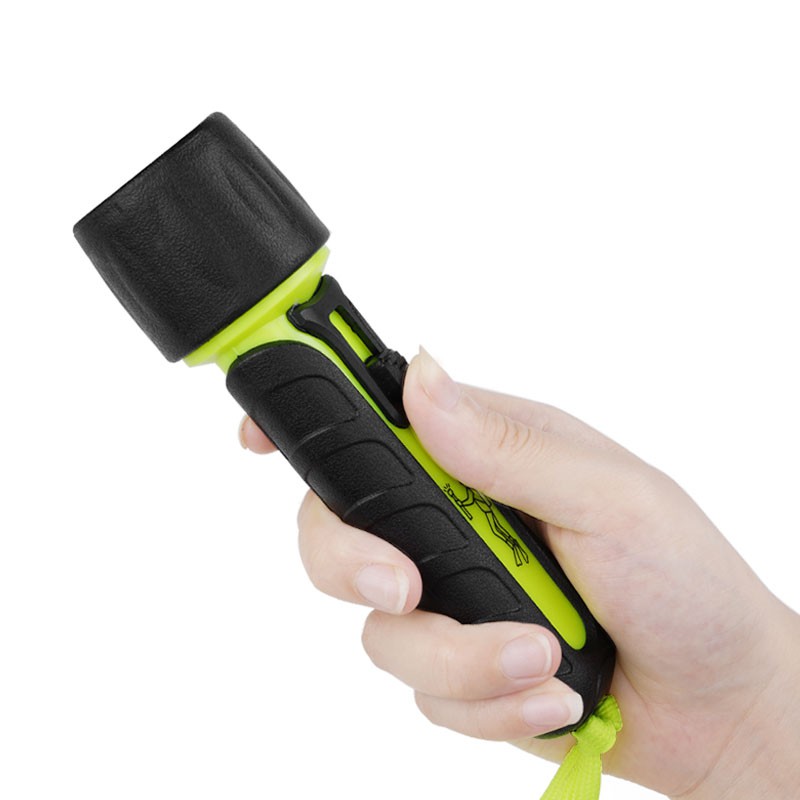 Đèn Pin Siêu Sáng Chống Thấm Nước IP68 Ánh Sáng Vàng / Trắng Chuyên Dụng Cho Đi Lặn Biển