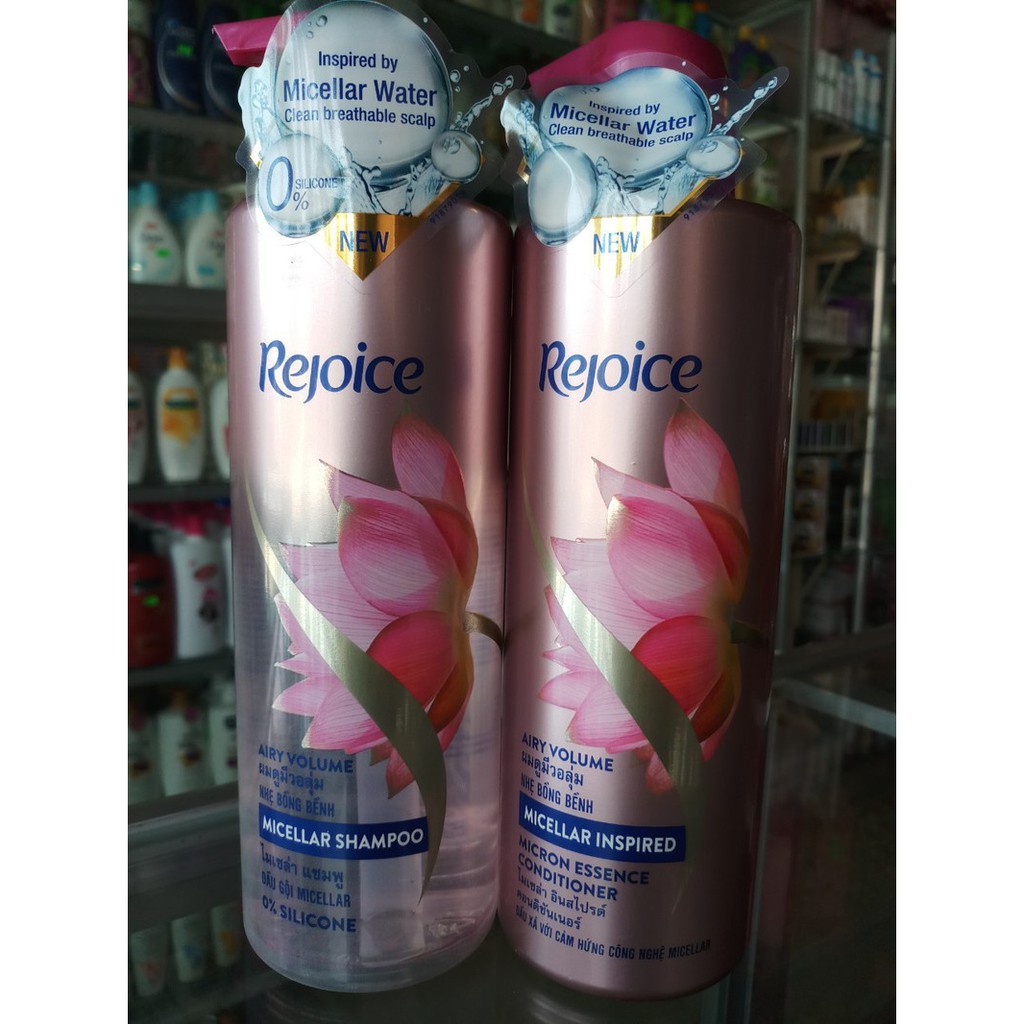 BỘ DẦU GỘI XẢ REJOICE MICELLAR NHẸ BỒNG BỀNH