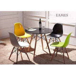 Bàn tròn eames chân gỗ đường kính 60cm,70cm,80cm