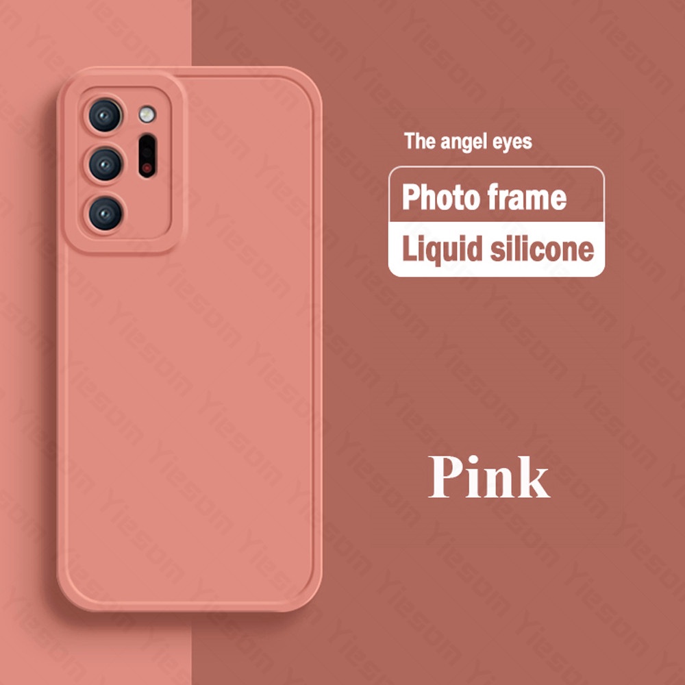 Ốp Điện Thoại Silicon Mềm Màu Trơn Bề Mặt Nhám Bảo Vệ Camera Dành Cho Samsung Galaxy Note 20 Ultra Note 10 Lite Plus A81