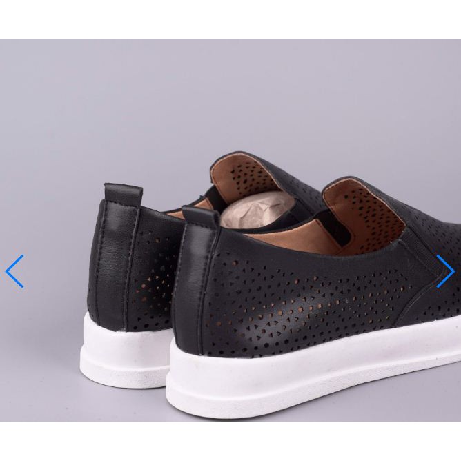 GIÀY SLIPON BỆT NỮ, DA DÊ CLARK VNXK, GLW34