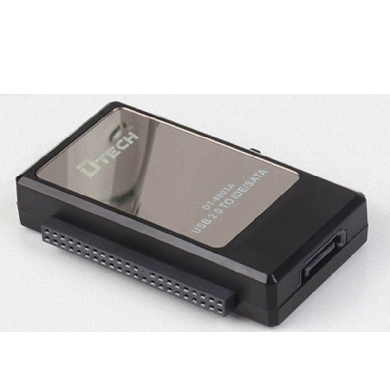 Bộ cáp chuyển USB 2.0 sang Sata, IDE DT8003A Dtech chính hãng