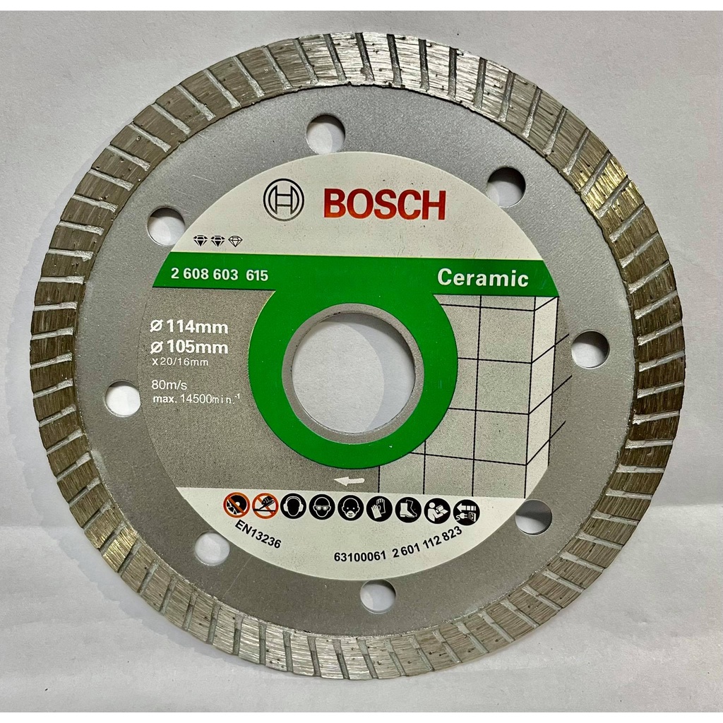 Lưỡi cắt kim cương,cắt gạch Bosch Turbo 105x16mm ceramic