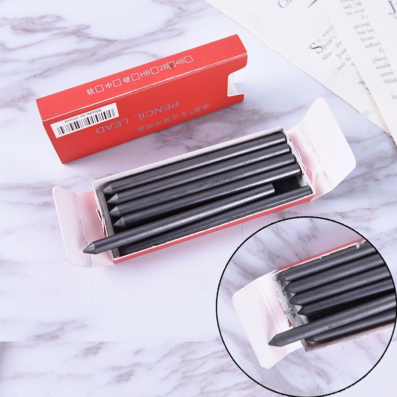 Hl Hộp Bút Chì 5.6mm Hb 2b 4b 6b 8b 6 Cái / 1