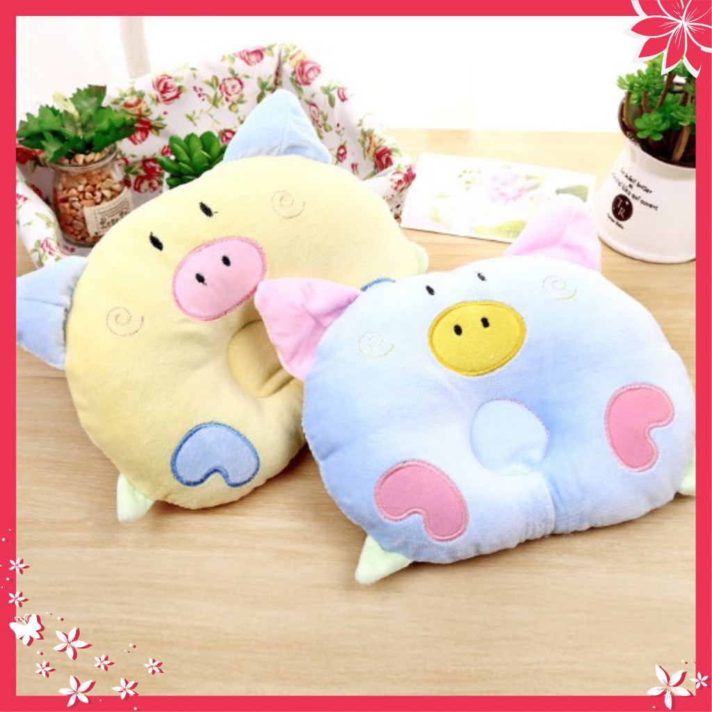 [FREESHIP] GỐI CHO BÉ SƠ SINH HÌNH THÚ