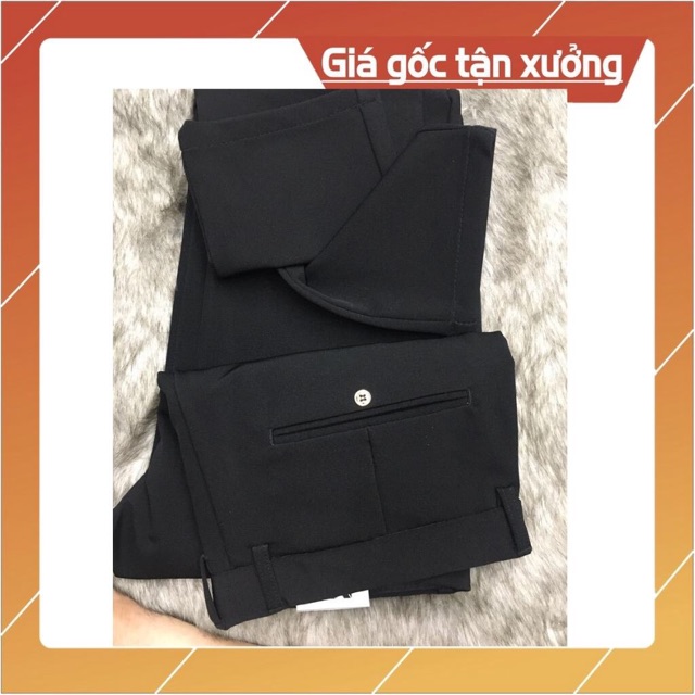 Hình thật Quần tây âu nam thiết kế phom dáng ôm vừa phải, phù hợp để đi học , đi làm trong môi trường công sở sang trọng