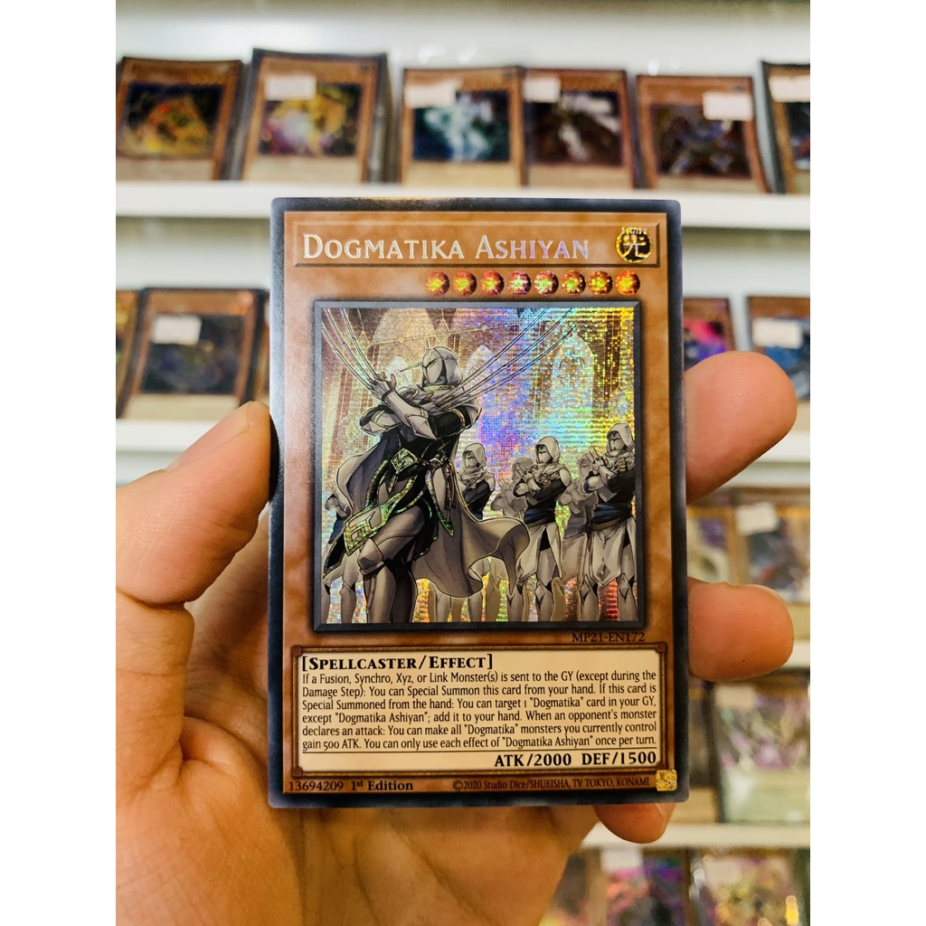 Thẻ Bài Lẻ YugiOh! Mã MP21-EN172 - Dogmatika Ashiyan - Prismatic Secret Rare - 1st Edition