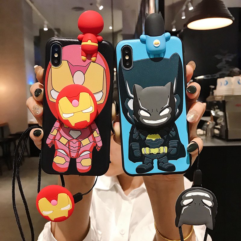 MARVEL ốp điện thoại Phong Cách Siêu Anh Hùng Cho Oppo A5 A9 2020 Realme C2 A1K F11 F9 2 Pro F7