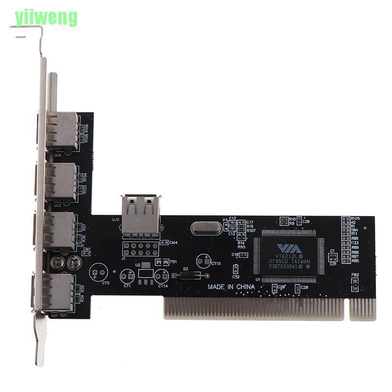 Card Chuyển Đổi Pci 4 Cổng Usb 2.0 480mbps | BigBuy360 - bigbuy360.vn